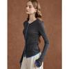 Wudao Women's Colorblock Knit Cardigan