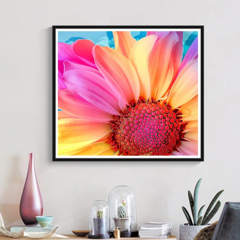 

5D Diy Алмазная картина Нежные цветы Алмазная вышивка Полный набор аниме Наборы для вышивки крестом Домашний декор Подарок ручной работы Round 25x25cm