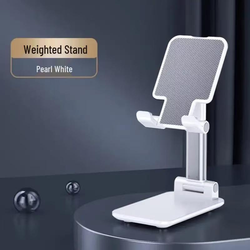Foldable 720° Rotating All-Metal Phone & Tablet Stand for Binge-Watching and Live Streaming