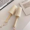 Wooden Handle Loofah Bottle Brush (1 Pc) - Eco-Friendly, Scratch-Free Cleaning with Hangable Kitchen Design