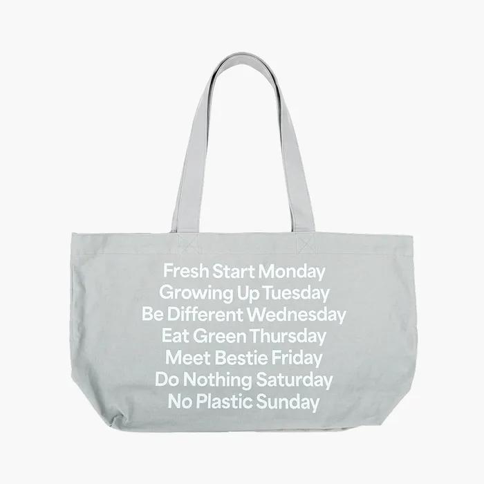 No Plastic Sunday Big Bag (GRAY)