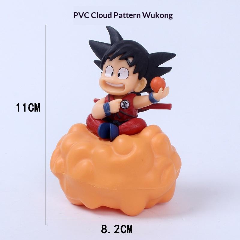 Doll Kawaii Goku Flying Nimbus Figurine Cake Topper Ornament Home Decor Micro Landscape Anime Fans Decoration Toys