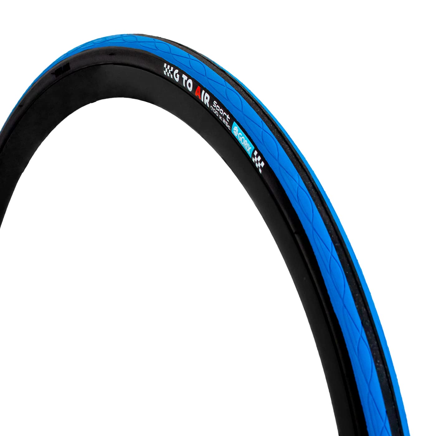 

GORIX Bicycle Tires for Cross Road and Others Bicycle Tire Gtoair Edition 25c Blue Bikes, Bikes, [Clincher Tires, Replacement] синий