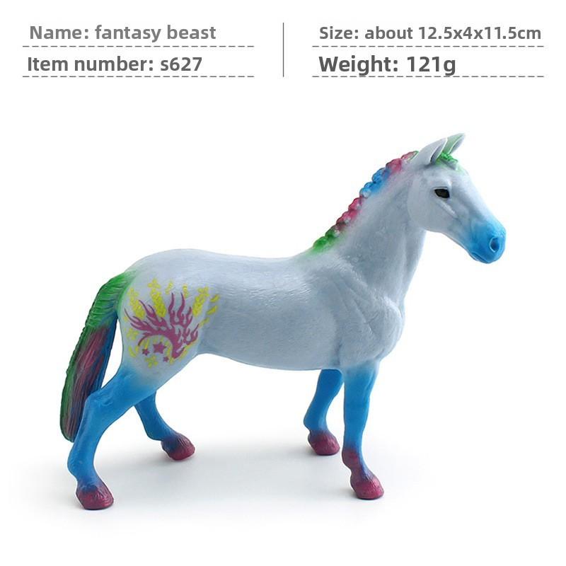Unicorn Figurine Collectible Pvc Model For Kids Fantasy Animal Decor Play Toy