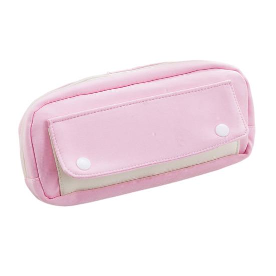 Pencil Case with Flip Cover Hidden Buckle Large Capacity Pen Organizer Large Capacity Pen Bag