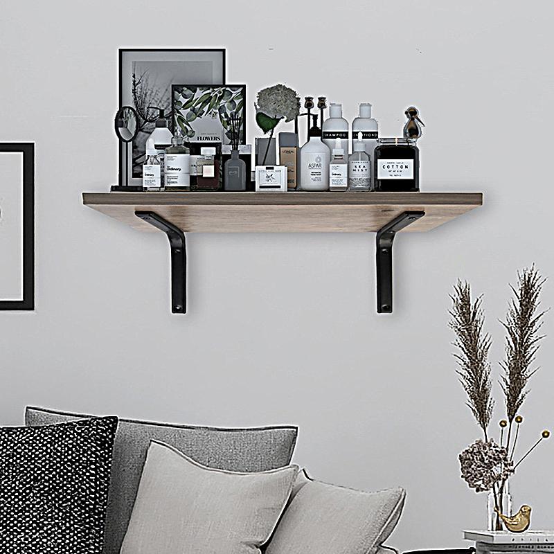 2 Stück Wandregalhalter Etagere Dreieckshalterung Innenmöbel Aufbewahrungsregal Wandmontiertes Multifunktionales Aufbewahrungsregal