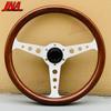 Volante Indy Heritage 350mm 14 Pollici Volante Sportivo da Corsa con Finitura Legno Classica PC-ST54