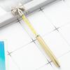 5Pcs Bow Ballpoint Pen Crystal Bead Signing Pen Twist Action Signature Pen 1.0MM Tip Write Smoohtly Business Gift Pen