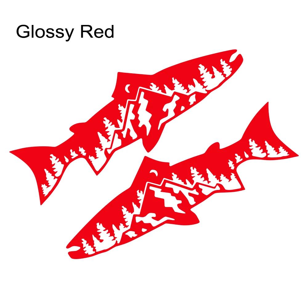 Graphics Forest Fish Decor Sticker Car Body Decoration Van Camping Rv Motohome Caravan Motor Vehicle Auto Tuning Accessories