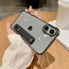 Transparent Bumper Wrist Strap Grip Case For iPhone 16 15 14 13 12 11 Mini Pro Max Plus XR XS X 7 8 SE Shockproof Cover