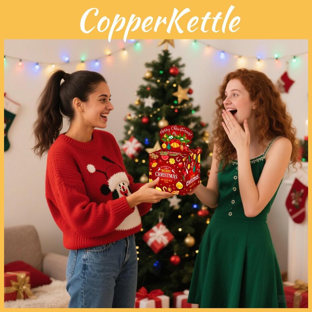 Gifts Red Christmas Box Decorative Paper Material Party Holiday Celebrations