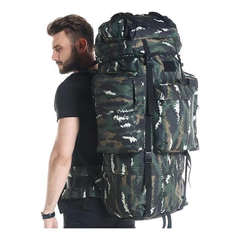 Xun Zhanying 110L Outdoor Camouflage Hiking Backpack