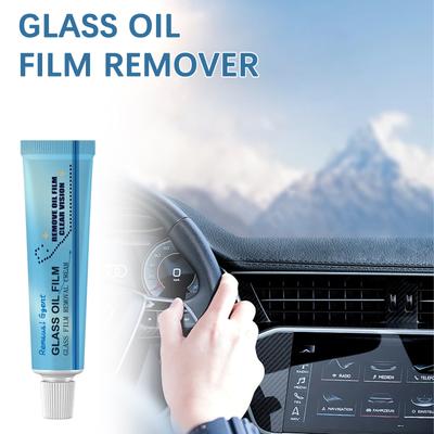 Car Glass Oil Film Remover Remove Stubborn Oil Film Dirt Stain Anti Smear Not Scratch Glass Restore Clarity Car Glass Cleaner