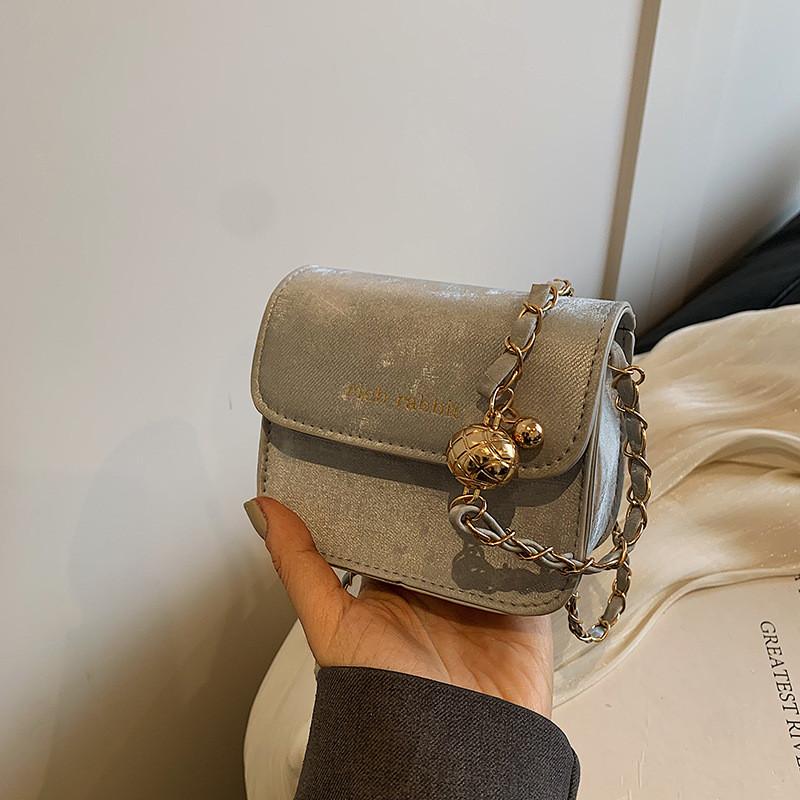 Fashionable Chain Phone Bag Stylish Unique Small Crossbody Shoulder Bag For Women Spring 2024 New Trendy Medium Pu Leather