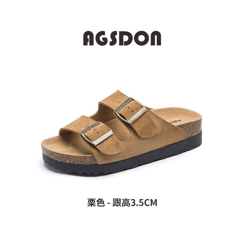 

Slippers new summer thick-soled high-end Birkenstocks cool slippers casual 40