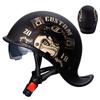 Motorcycle Helmet Retro Half Face Helmet Windshield HD Visors Capacete De Moto Helmest Scooter Casco Cycling Helmet Men Women