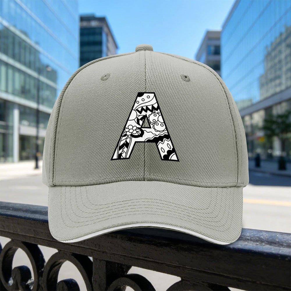 Classic Graffiti Letter A Unisex Baseball Cap Trendy Fashion Hat For Parties Birthdays Outdoor Activities