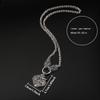 Viking Retro Beerklauw & Wolf Gezicht Krijger Hanger Ketting