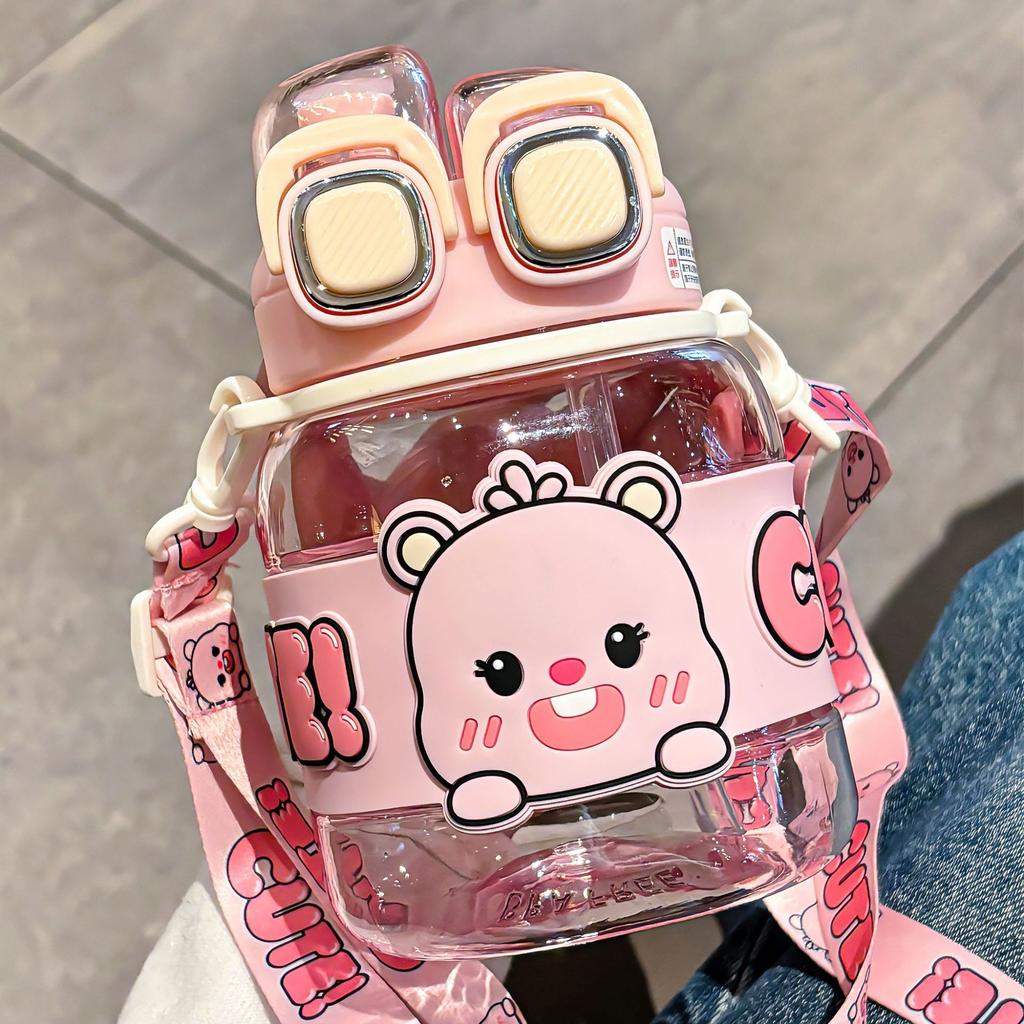 Capybara Doppelwandiger Trinkbecher 760ml Tragbarer Capybara Cartoon Charakter Kapibara Wasserflaschen Sommerprodukte Kindergeschenke