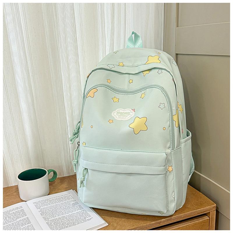 The New Schoolbag Is High-value, Fresh and Sweet, Candy-colored Backpack, Lightweight and Large-capacity Backpack for Junior High School Students.