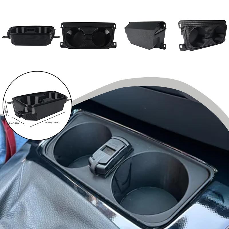 Halkfri Insats för Mugghållare för BMW E90 E91 E92 E93, Ersättningsmugghållare för Mittkonsolen fram för 3-serie 2005-2012