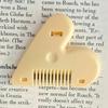 Heart-Shaped Double-Sided Hair Trimmer and Bangs Comb