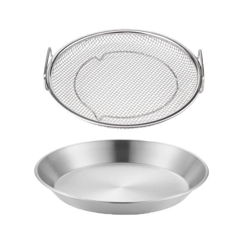 Fine Mesh Frying Strainer Basket with Handle Kitchen Oil Filter Pan  BBQ Food