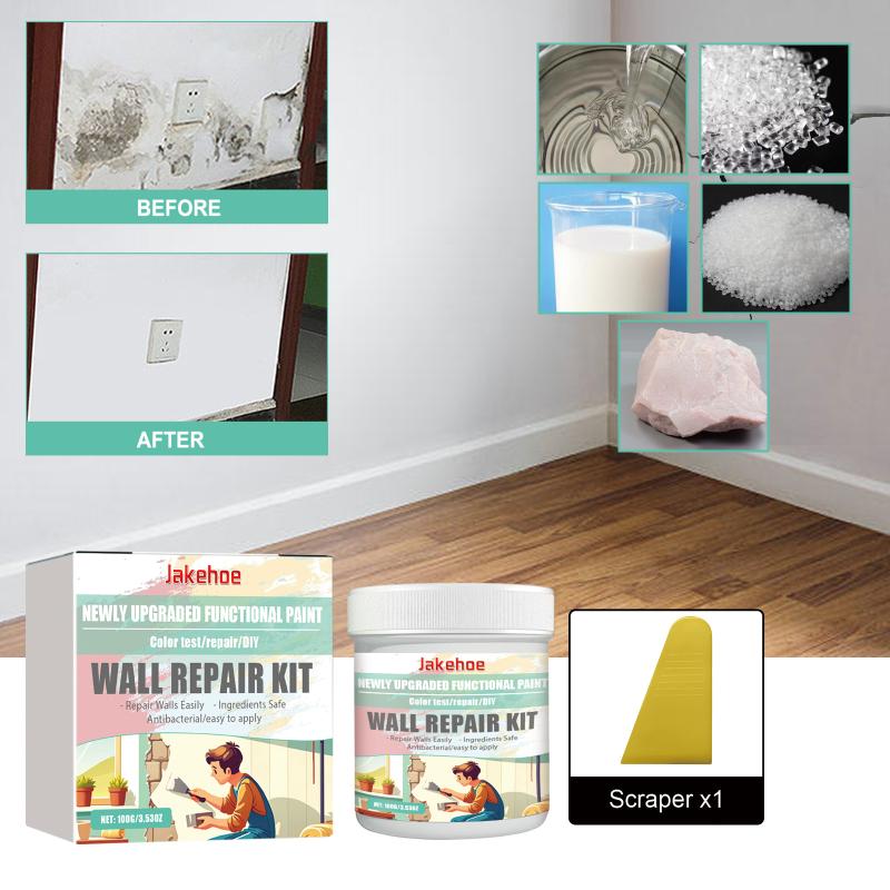 Wall Crack Filler Repair Paste Kit for Home Stains Anti Mold Graffiti Blocker Quick Maintenance DIY Indoor Solution