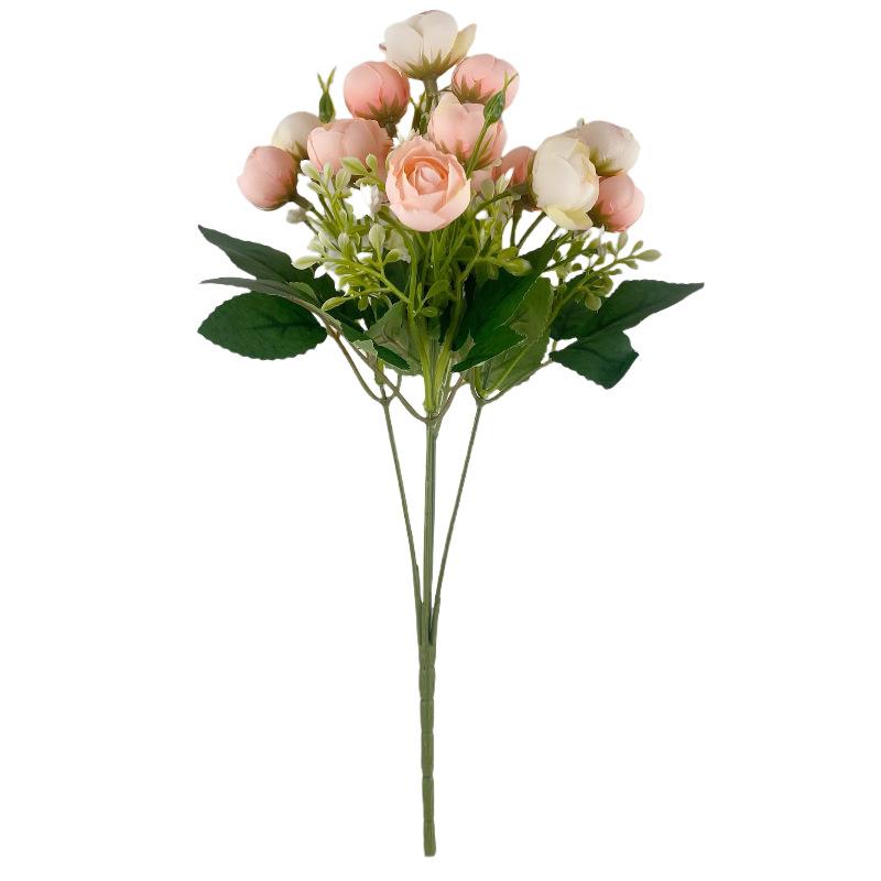 10pcs Direct Sales Simulation 15-Head Hennessy Xiaofu Bundle Simulation Flower Home Wedding Photography Camping Decoration