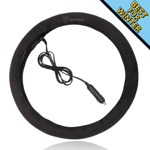 

Electric steering wheel cover-black