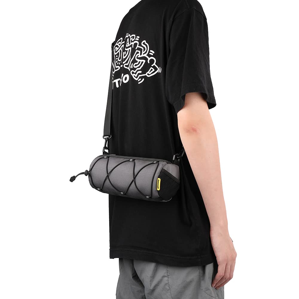 Rhinowalk Bicycle Handlebar Bicycle Front Frame Roll Mountain Bike Commuter Shoulder Professional Cycling Gray Bag, Bag, Storage, Bag, Bag,
