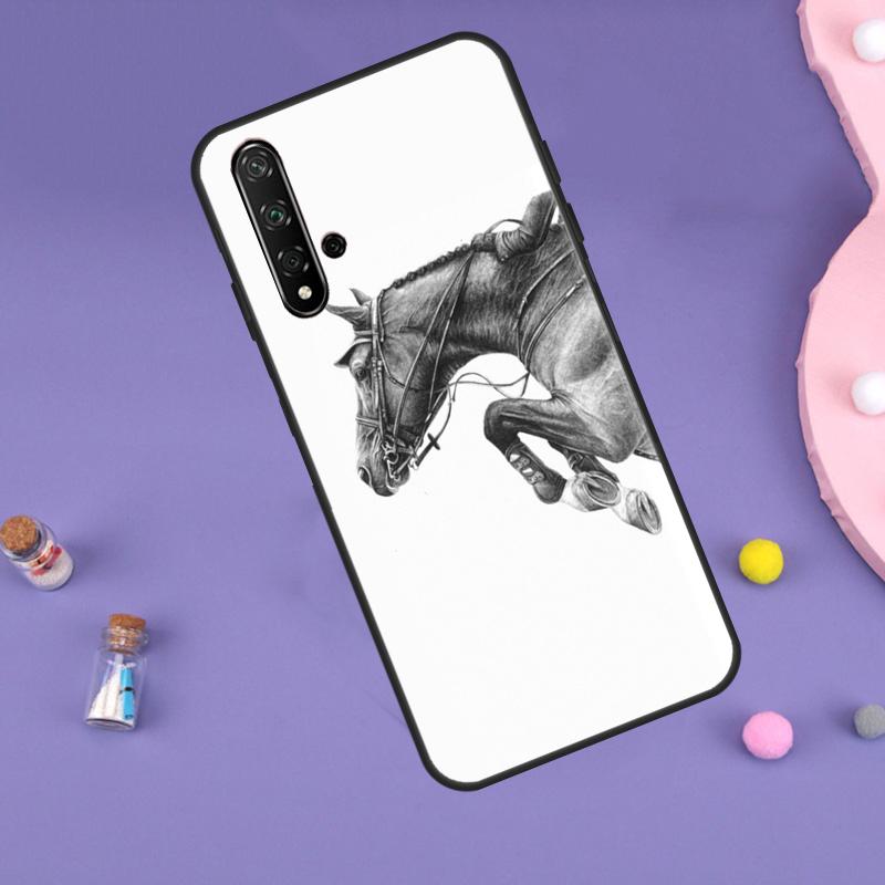 Horse Pony Pattern For Huawei Nova 5T 9 10 SE 7i 8i 11i 12i Y60 Y61 Y70 Y72 Y73 Y90 Y91 P20 P40 P30 Lite Case