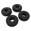 4Pcs 1.9inch RC Crawler Tires Uneven Texture Strong Grip Wear Resistant RC Car Rubber Wheel Tyre with Foam Insert