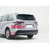 For TOYOTA Sienna (XL40)   Stainless Steel Rear corner guard Rear bumper protector side corner guard