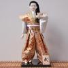 Traditional 12inch Japanese Samurais Dolls in Kimonos for Home Display and Collector's Item