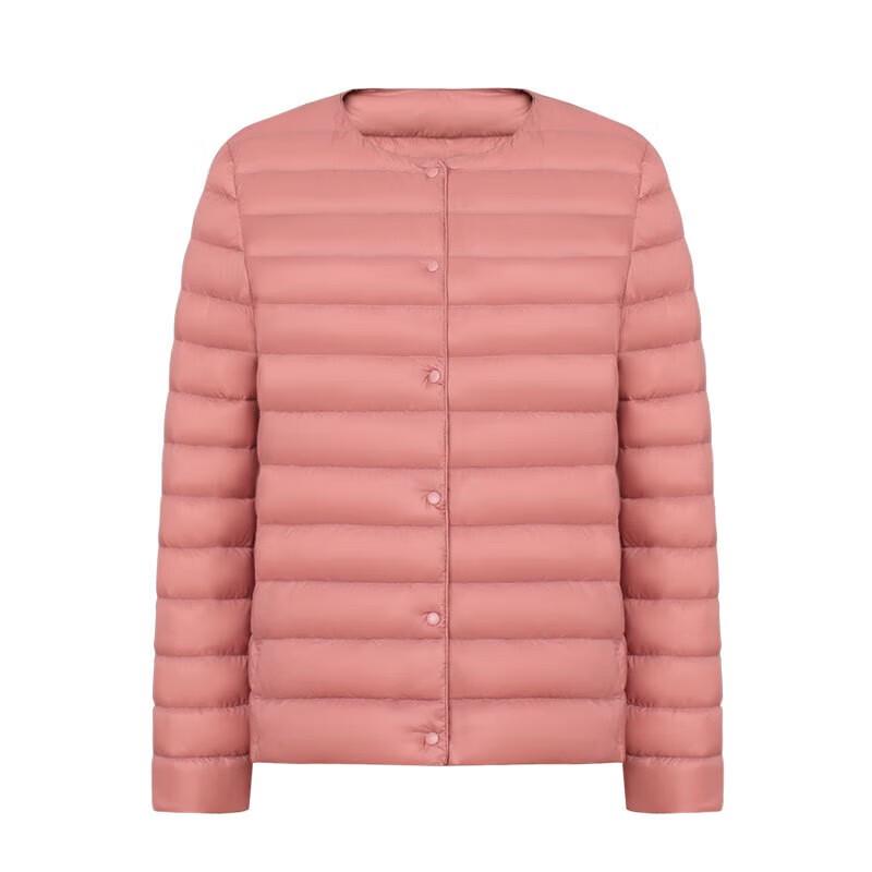 Tri-polar Women's Lightweight Round Neck Down Jacket