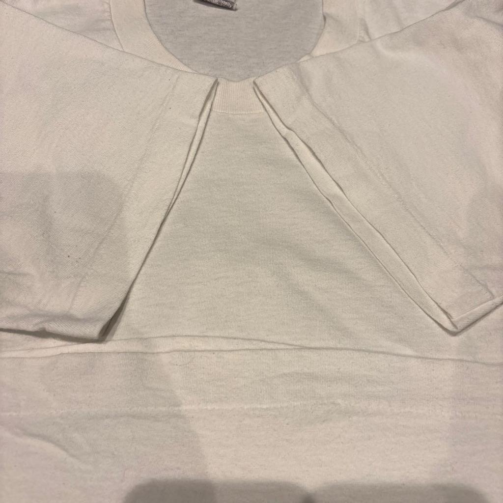 [USED] 80s - Single Stitch Vintage White T-Shirt by BVD