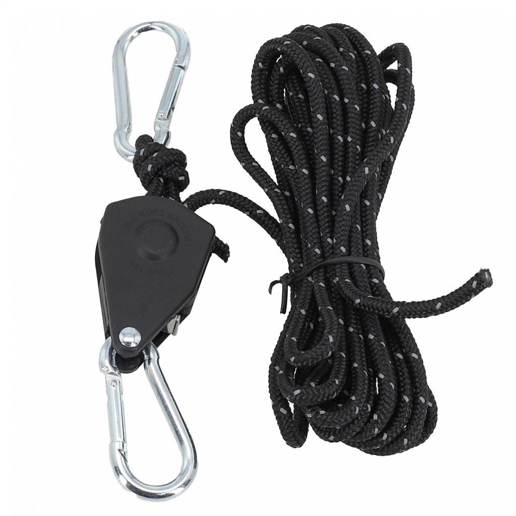 Ratchet Hanger Rope Rope Buckle Tent Pulley 4mm*4m