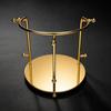 Crown Display Stand Gold-Hued Jewelry Rack Stable for Brides