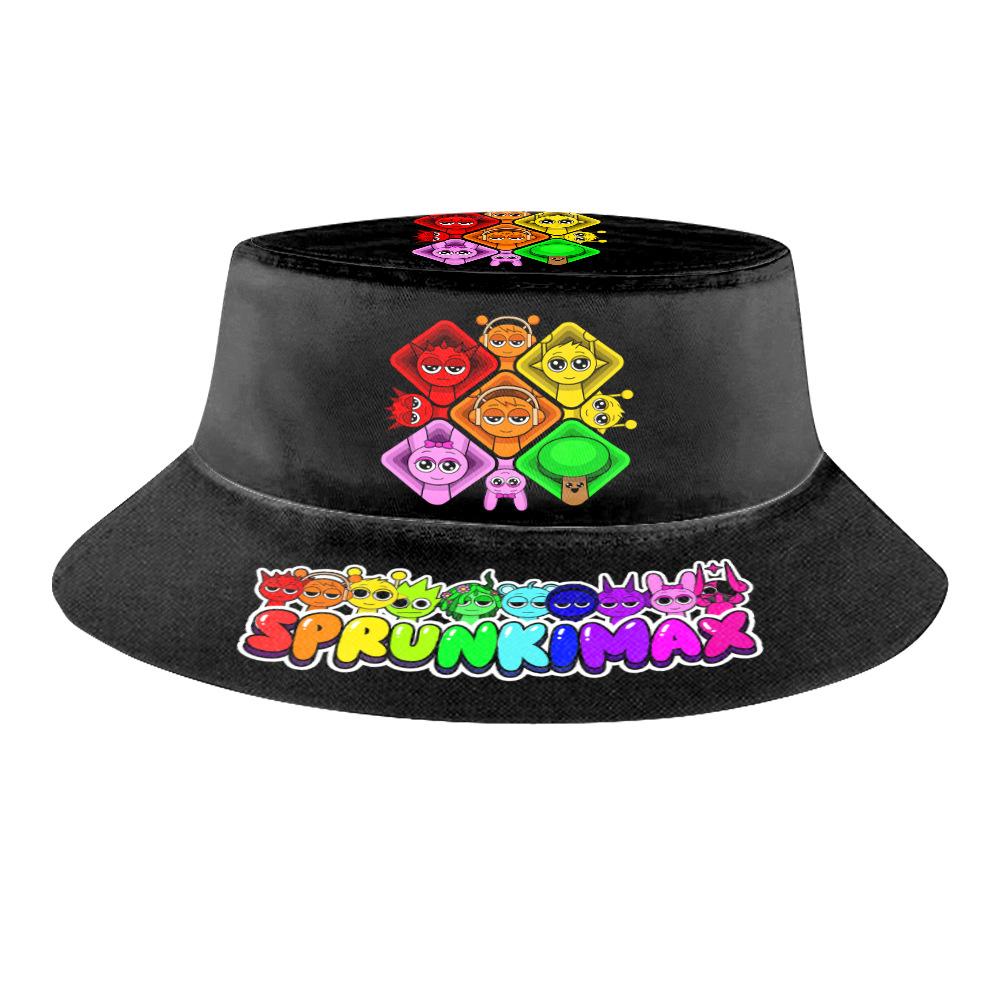 

New children s cartoon medium and older children s cartoon boys and girls sunscreen sunshade basin hat solid color bucket hat L L（58-60cm）