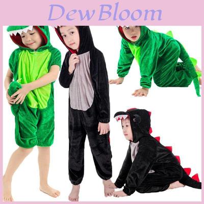 Živý unisexový halloweenský kostým dinosaura krokodýlí overal pro děti na cosplay akce