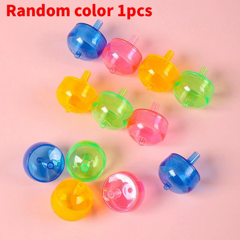 Gyroscope Transparent Toy Plastic Handheld Creative Gift Children Educational