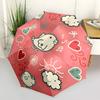 1pc Birds, Hearts Automatic Folding Umbrella - Portable Collapsible Design, 8-Rib Iron Frame, Durable Fabric yy251125133