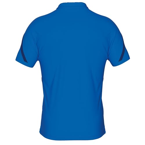 Elea Men's Clark Sports Polo Shirt in Blue/White/Navy