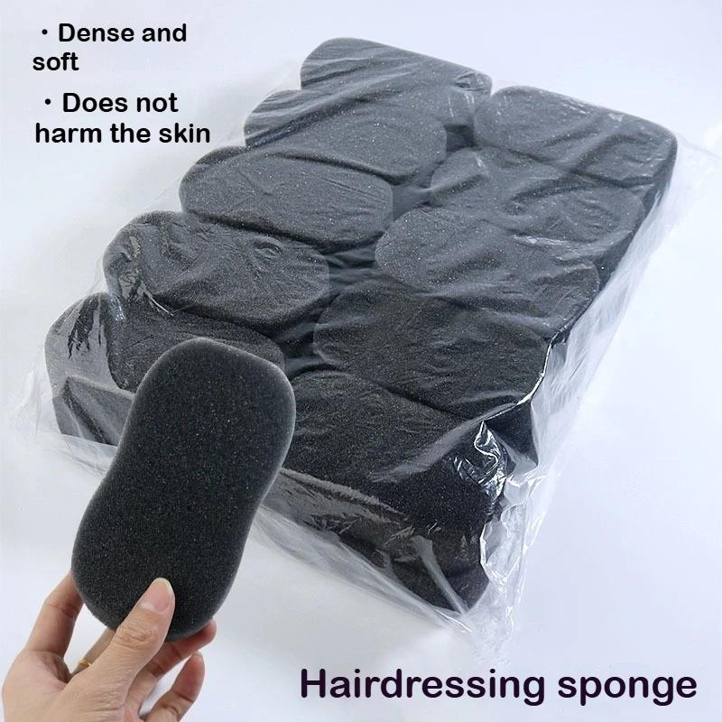 10Pcs Soft Sponge Pat Hair Tools Cut Hair Sponge Wiping Clean Shave Hair Brush Easily Hairdresser Remove Broken Hairs
