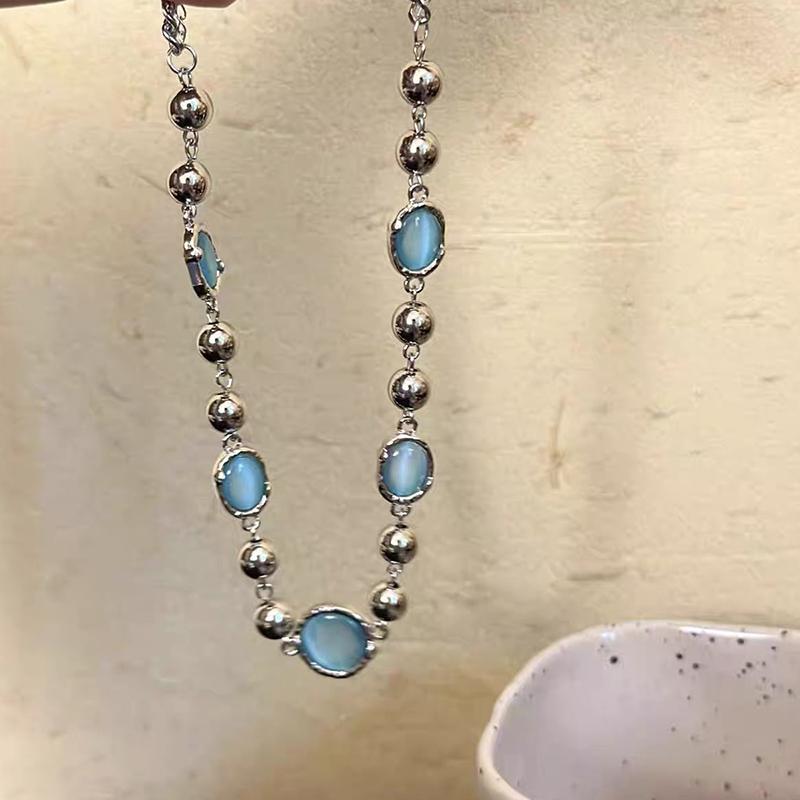 Trendy Exquisite Beaded Choker Necklaces For Women Girls Versatile Simple Punk Gothic Necklace Jewelry Accessories Gifts