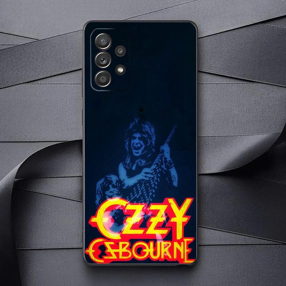 Rock Band O-Ozzy Osbourne Phone Case For Samsung Galaxy A13,A21s,A22,A31,A32,A52,A53,A71,A80,A91 Soft Black Phone Cover