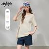 MJ STYLE Damen T-Shirt mit kurzen Ärmeln aus reiner Baumwolle