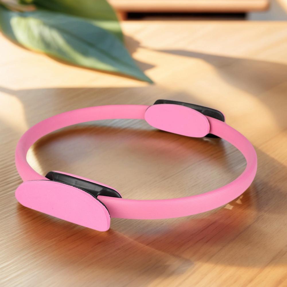 Pilates Ring Fitness Ring with Non Slip Handles Flexible Resistance Exercise Equipment for Toning Inner & Outer Thighs