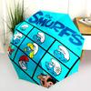Smurfs Forest Folding Umbrella Travel Suitable For All Seasons Travel Umbrella Light Three Folds